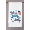 Tarifa 18 x 25 in. Sweet Land of Liberty Kitchen Towel, 4PK TA3691237